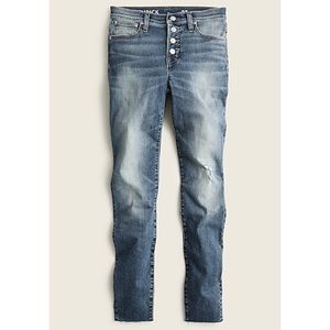 NWT J Crew 9" high-rise toothpick jean in Hartley wash Size 29 P Petite NEW